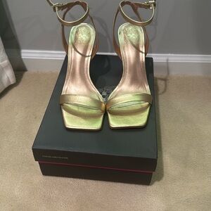 Vince Camuto Gold Stiletto Heels